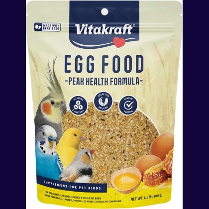 Vitakraft VitaSmart Egg Food Daily Supplement for Pet Birds