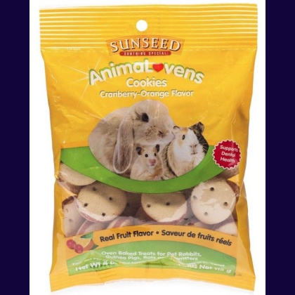 Sunseed AnimaLovens Cranberry Orange Cookies for Small Animals