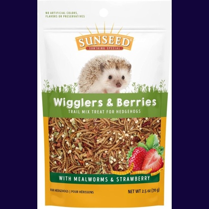 Sunseed Vita Prima Wigglers & Berries Trail Mix Hedgehog Treat