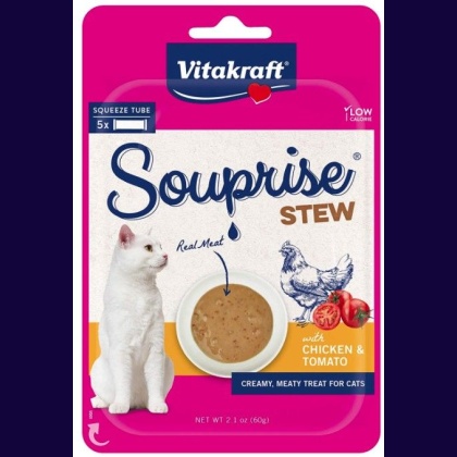 VitaKraft Souprise Stew Lickable Cat Treat Chicken and Tomato