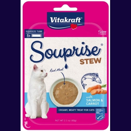 VitaKraft Souprise Stew Lickable Cat Treat Salmon and Carrot