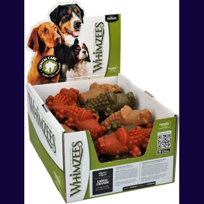 Whimzees Natural Dental Care Alligator Dog Treats