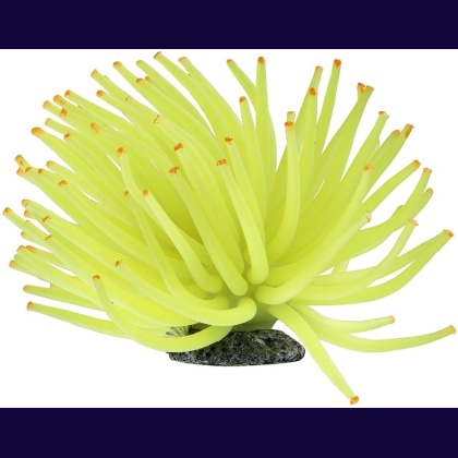 GloFish Yellow Anemone Aquarium Ornament