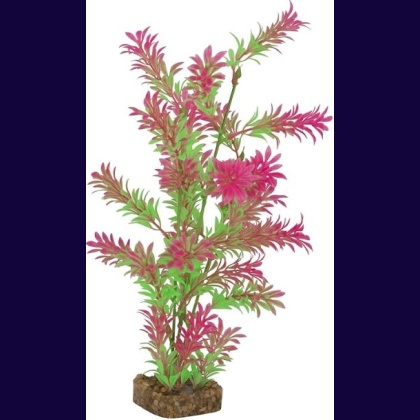 GloFish Plastic Aquarium Plant - Green/Pink