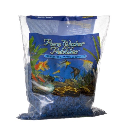 Pure Water Pebbles Aquarium Gravel - Marine Blue