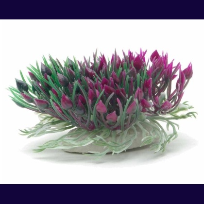 Marina Betta Purple Hearts Shrub Aquatic Plastic Plant