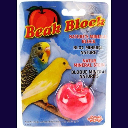 Living World Beak Block - Nature\'s Minerals - Apple