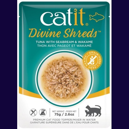 Catit Divine Shreds Tuna with Seabream and Wakame