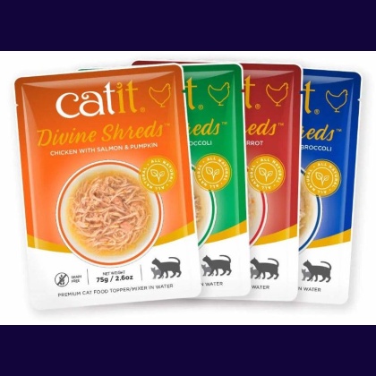 Catit Divine Shreds Chicken Variety Pack