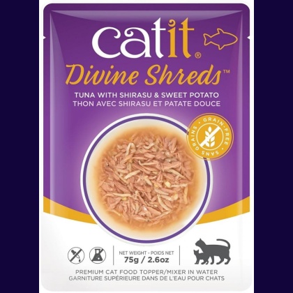 Catit Divine Shreds Tuna with Shirasu and Sweet Potato