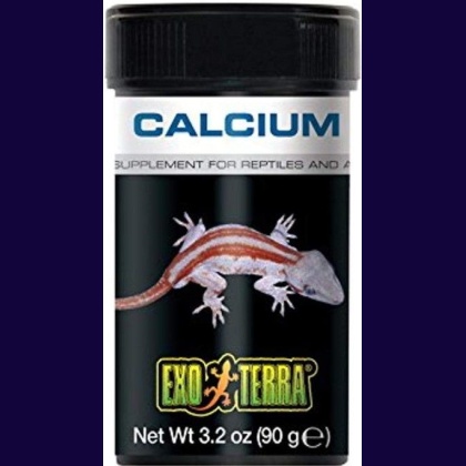 Exo-Terra Calcium Powder Supplement for Reptiles & Amphibians