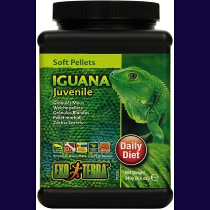 Exo Terra Soft Pellets Juvenile Iguana Food