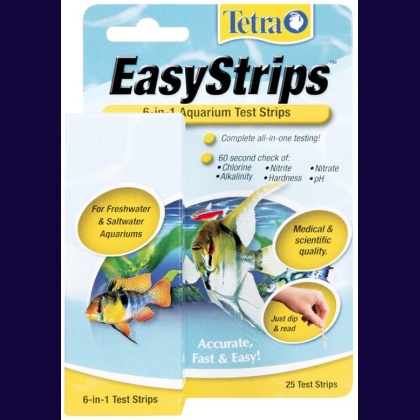 Tetra EasyStrips 6 in 1 Ammonia Aquarium Test Strips