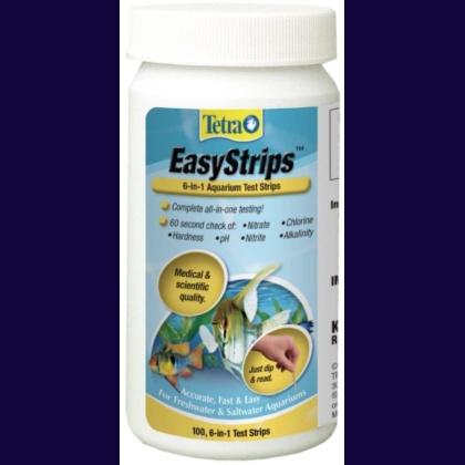 Tetra EasyStrips 6 in 1 Ammonia Aquarium Test Strips