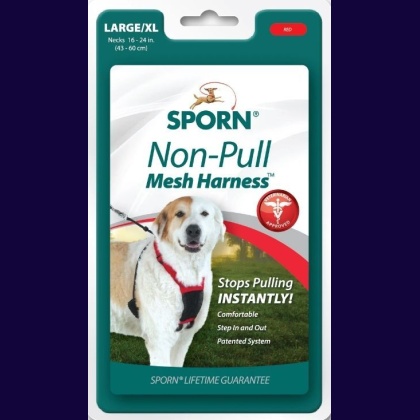 Sporn Non Pull Mesh Harness for Dogs - Black