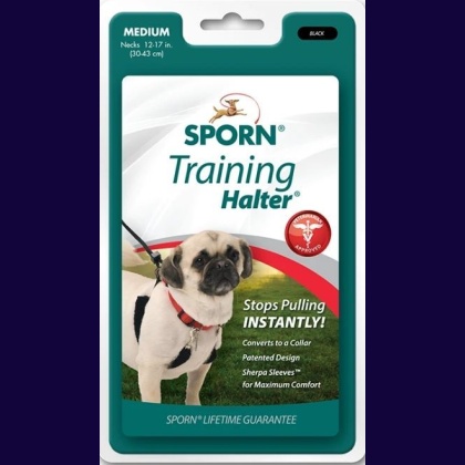 Sporn Original Training Halter for Dogs - Black