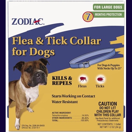 Zodiac Flea & Tick Collar for Large Dogs