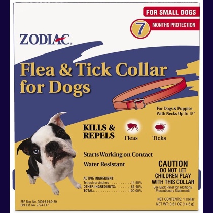 Zodiac Flea & Tick Collar for Small Dogs