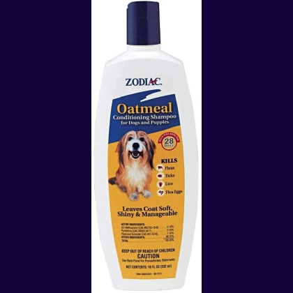 Zodiac Oatmeal Conditioning Shampoo for Dogs & Puppies