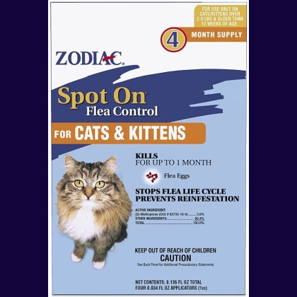 Zodiac Spot on Flea Controller for Cats & Kittens