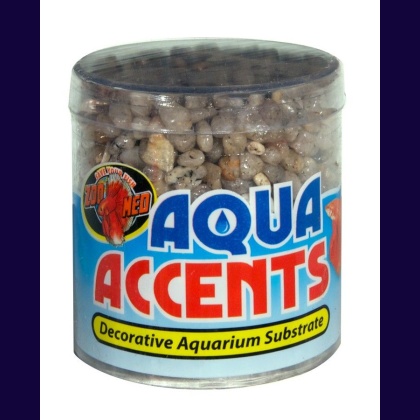 Zoo Med Aquatic Aqua Accents Aquarium Substrate - Light River Pebbles