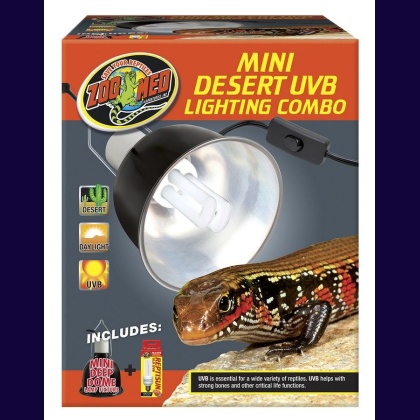 Zoo Med Mini Desert UVB Lighting Combo