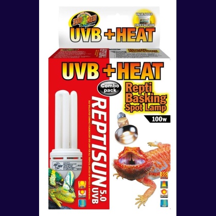 Zoo Med Heat + UVB Combo Pack