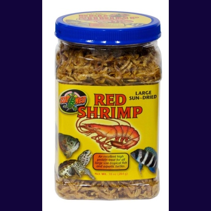 Zoo Med Large Sun-Dried Red Shrimp