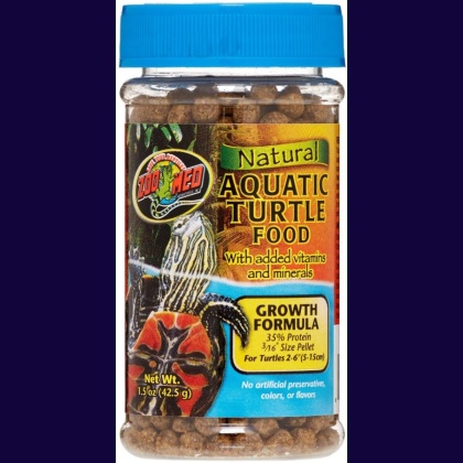 Zoo Med Natural Aquatic Turtle Food - Growth Formula Pellets