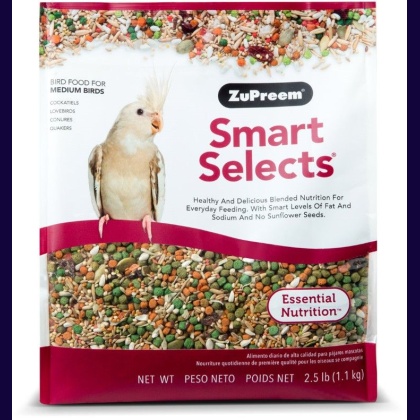 ZuPreem Smart Selects Bird Food for Medium Birds