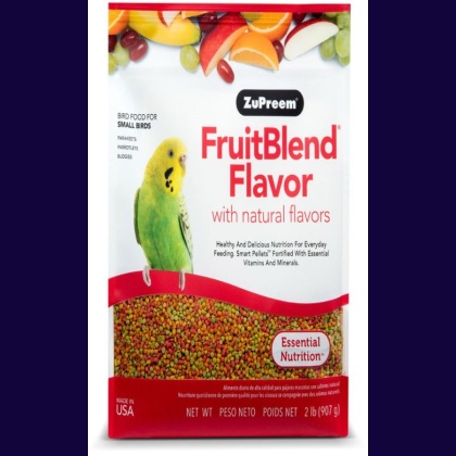 ZuPreem FruitBlend Premium Daily Bird Food - Small Birds