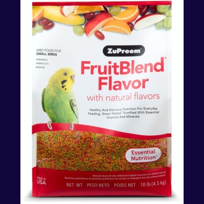 ZuPreem FruitBlend Premium Daily Bird Food - Small Birds