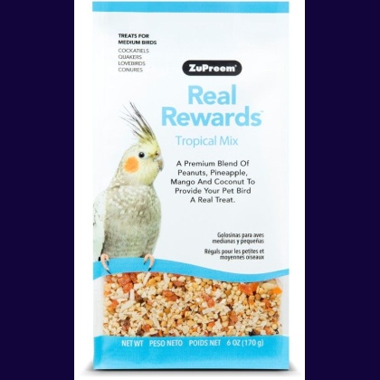 ZuPreem Real Rewards Tropical Mix Treats for Medium Birds