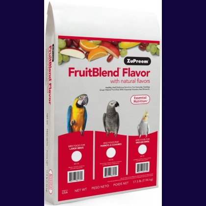 ZuPreem FruitBlend Flavor Bird Food for Large Birds