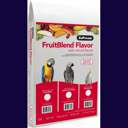 ZuPreem FruitBlend Flavor Bird Food for Medium Birds